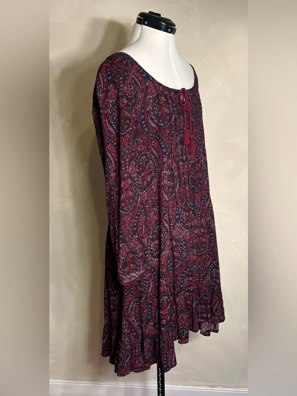 American Eagle Outfitters AE Women’s L/S Feminine Flowy Boho Casual Dress|Sz:S